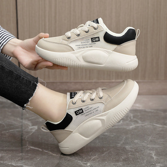 Damen sportliche Sneaker mit atmungsaktivem Obermaterial und bequemer Dämpfung R&B
