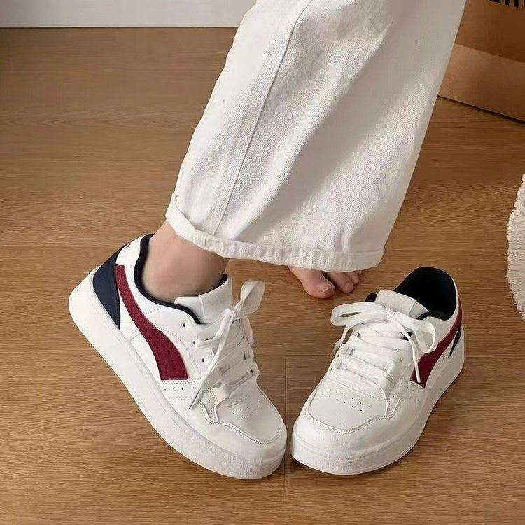 Damen Modische Sneakers mit hoher Plateausohle und sportlichem Design R&B