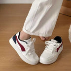 Damen Modische Sneakers mit hoher Plateausohle und sportlichem Design R&B