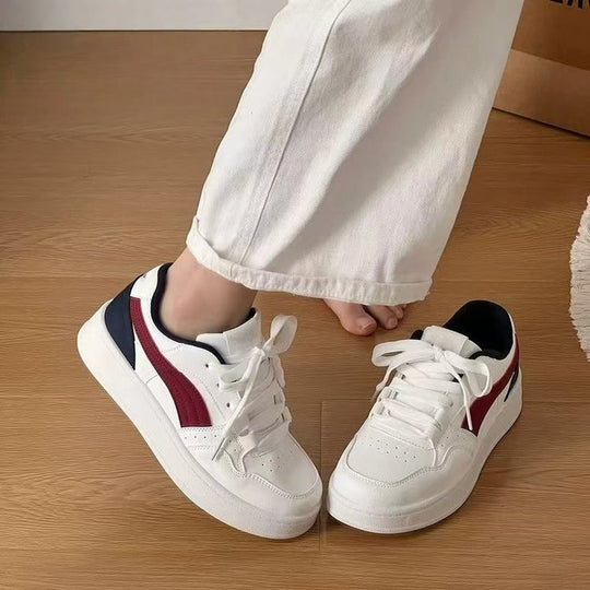 Damen Modische Sneakers mit hoher Plateausohle und sportlichem Design R&B