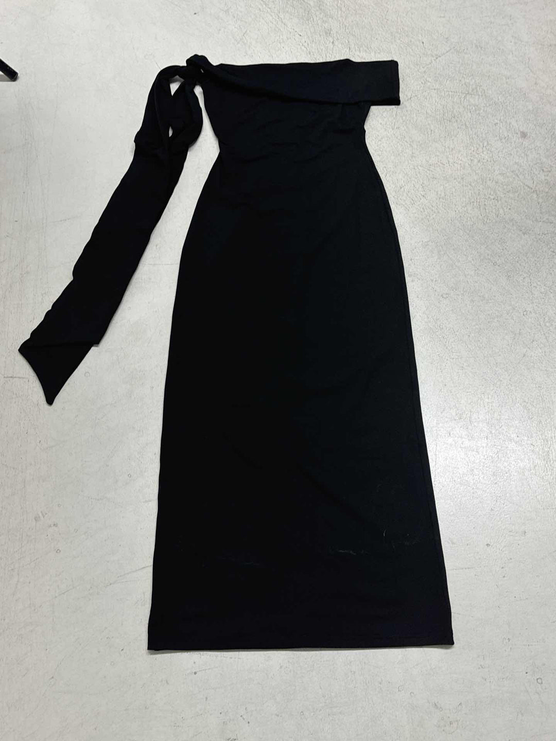 Damen Off-Shoulder Maxikleid mit eleganter Schleifenverzierung R&B