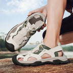 Damen Sportliche Freizeitsandalen mit atmungsaktiver Oberflächenstruktur und flexiblem Fußbett R&B