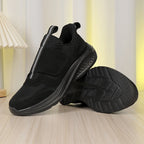 Damen sportliche Slip-On Sneakers mit elastischem Obermaterial