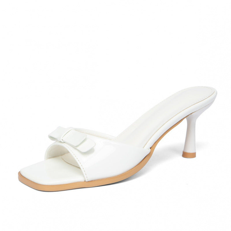 Damen elegante Slingback-Sandalen mit stilvollem Schleifendesign R&B