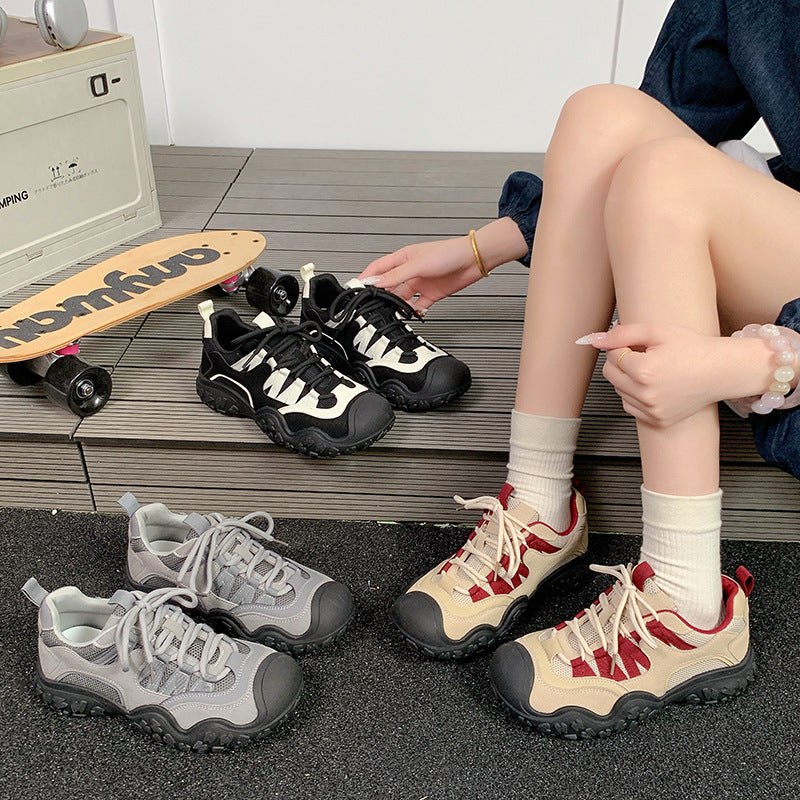 Damen Aktiv-Sneaker mit atmungsaktiver Mesh-Oberfläche und rutschfester Gummisohle R&B