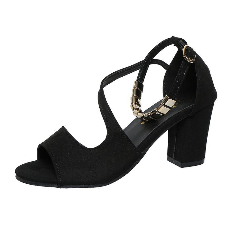 Damen Slingback-Pumps mit elegantem Riemendesign und modischem Absatz R&B