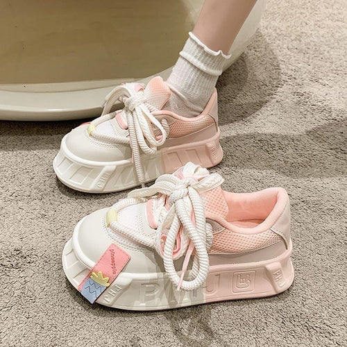 Damen Sneakers im farbenfrohen Design mit atmungsaktiver Sohle R&B
