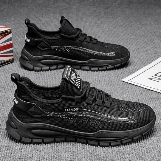 Damen Sportliche Sneakers mit atmungsaktivem Mesh-Obermaterial und rutschfester Sohle R&B