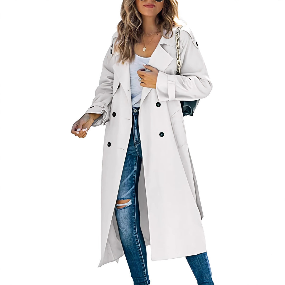 Damen eleganter Trenchcoat R&B