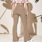 Damen Flared Strickhose EB