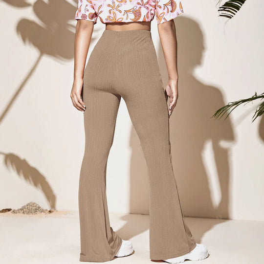 Damen Flared Strickhose R&B