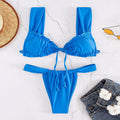 Damen Bikini-Set mit Raffungen und verstellbarem Schnitt R&B