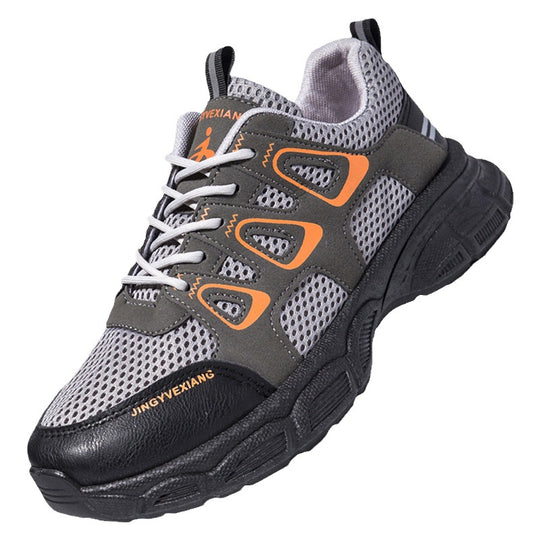 Damen Sportliche Atmungsaktive Sneakers mit rutschfester Sohle und elastischen Elementen R&B