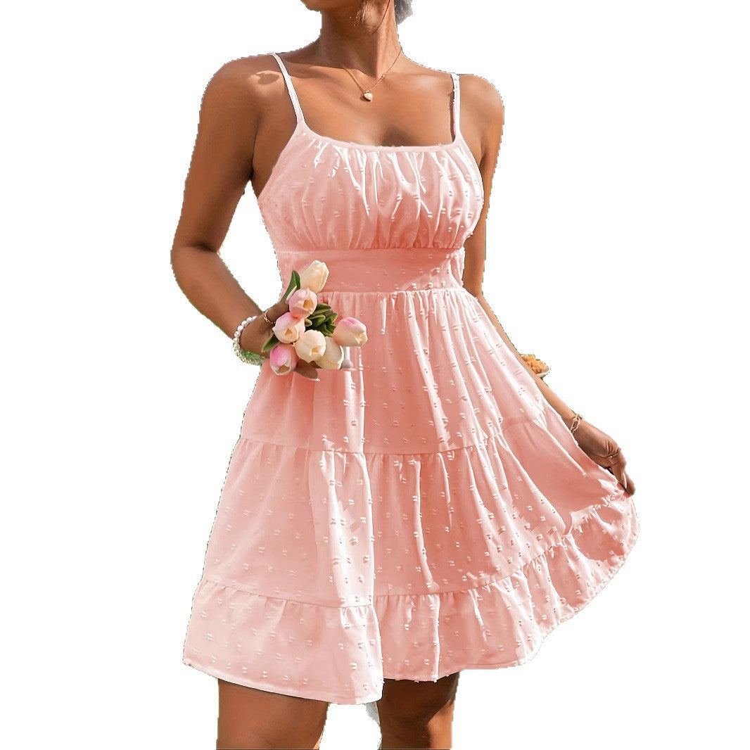Damen Sommerliches Kleid mit Volantdesign R&B