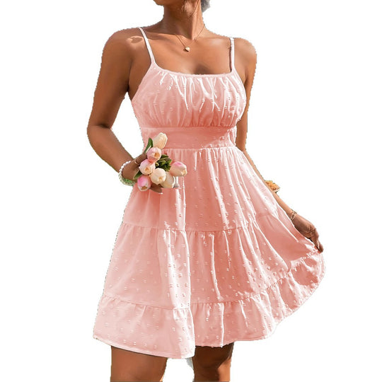 Damen Sommerliches Kleid mit Volantdesign R&B