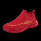 Damen Atmungsaktive Sport Sneakers mit flexiblem Strick-Obermaterial R&B