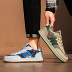 Damen modische Sneakers mit verstärktem Fersenbereich und atmungsaktiver Oberflächenstruktur R&B