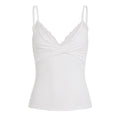 Damen Elegantes Spitzen-Cami-Top mit enganliegendem Schnitt und verstellbaren Trägern R&B