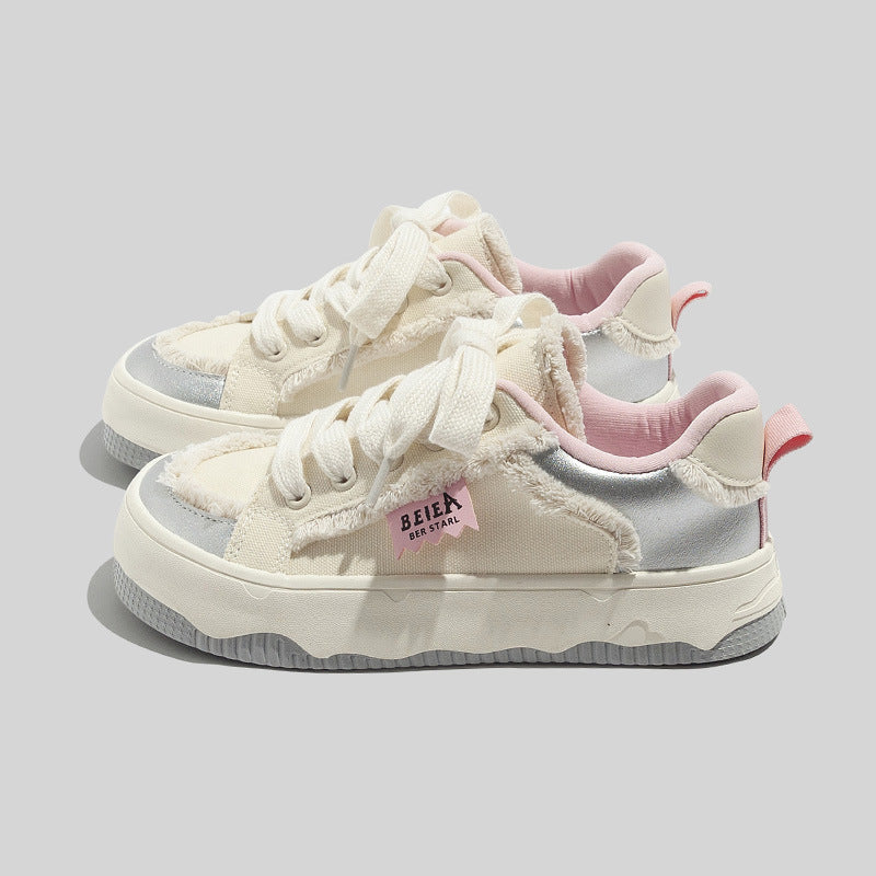 Damen Sneaker mit innovativem Fleece-Design und rutschfester Sohle