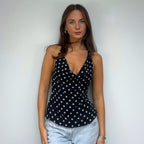 Damen Spaghetti-Trägertop mit verspieltem Punktdesign und elegantem Schnitt R&B