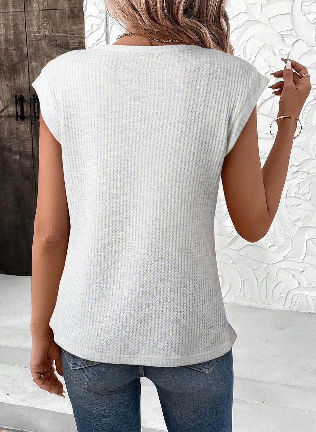 Damen Komfortables Kurzarmshirt mit lässigem Schnitt und atmungsaktivem Gewebe R&B