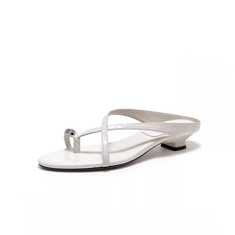Damen Elegante Riemensandalen mit modischem Kettenakzent R&B