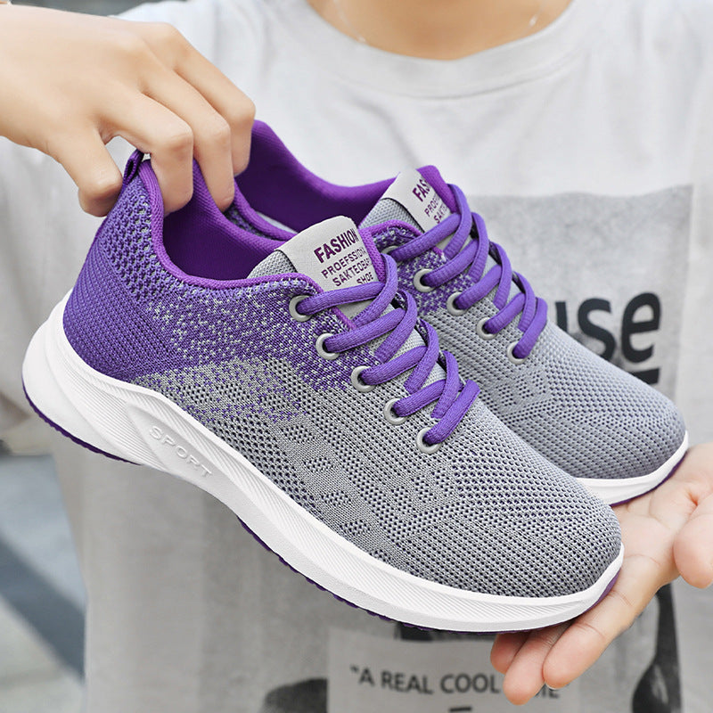 Damen Sportliche Leichtgewicht-Sneaker mit atmungsaktivem Obermaterial R&B