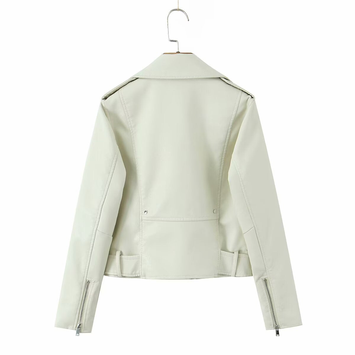 Damen Bikerjacke mit Schnallenverschluss