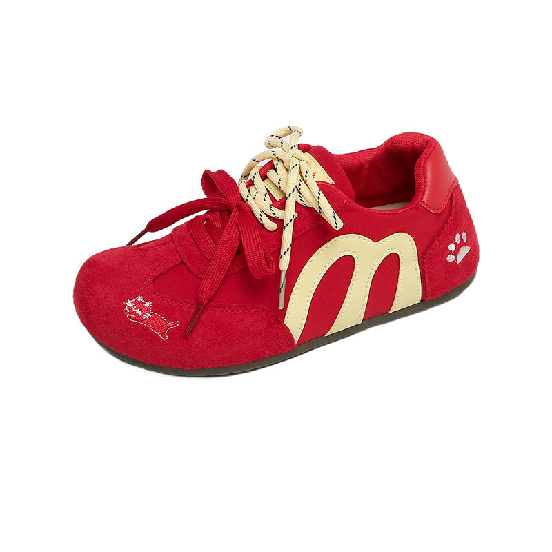 Damen Freizeitsneaker mit tierischem Design und bequemer Dämpfung R&B