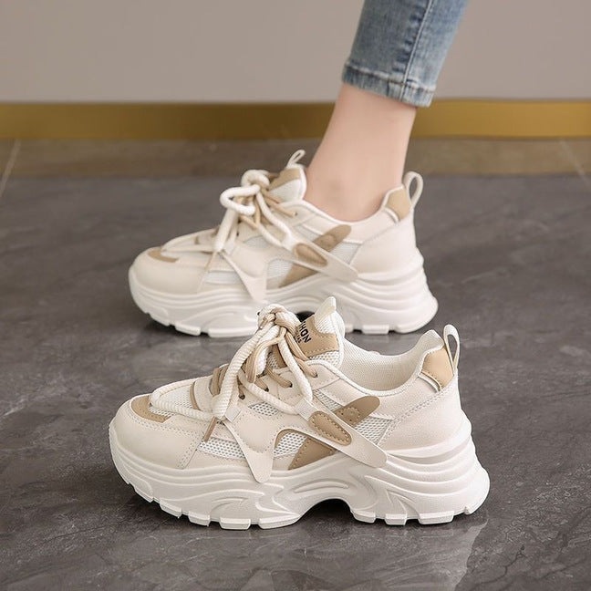 Damen Chunky Sneakers mit atmungsaktiven Mesh-Einsätzen und komfortabler Dämpfung R&B