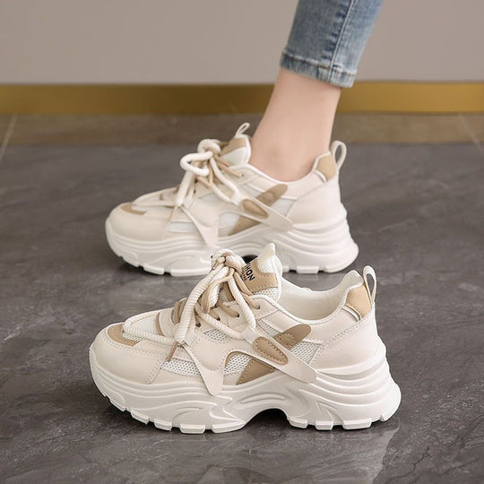 Damen Chunky Sneakers mit atmungsaktiven Mesh-Einsätzen und komfortabler Dämpfung R&B
