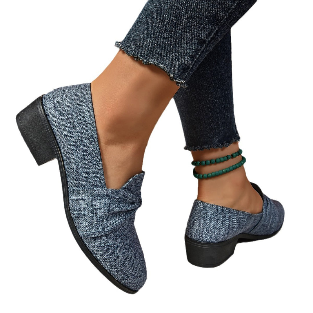 Damen Slipper mit geschwungenem Knoten R&B