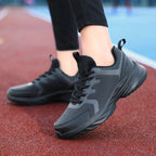 Unisex nan urbaner Komfort-Sneaker mit gepolsterter Keilsohle atmungsaktiver Meshzunge und robustem Kunstlederbesatz R&B
