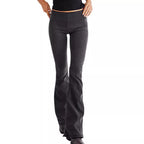 Damen Flared Jeans mit hohem Bund und figurbetontem Schnitt