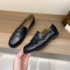 Damen elegante Mokassins mit modischem Quasten-Design R&B