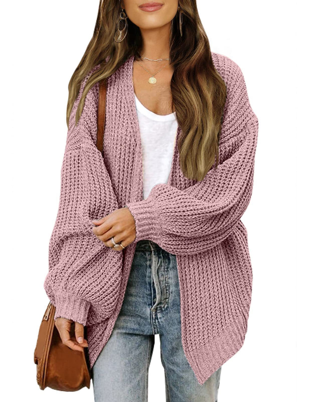 Damen Strickjacke mit lässiger Passform R&B