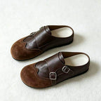 Damen elegante Clogs mit modischem Schnallen-Design R&B