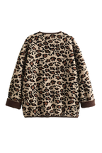 R&B | Lässiger Cardigan Tierdruck Bequem und Stilvoll