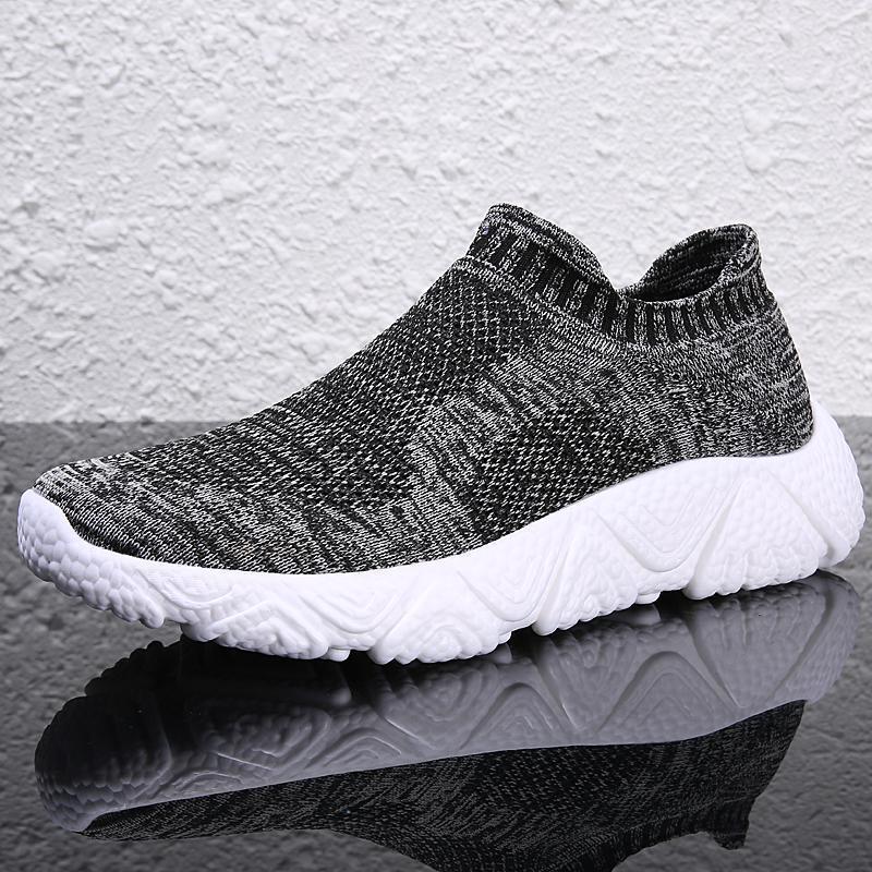 Damen Sportliche Strick-Sneaker mit rutschfester Sohle