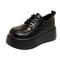 Damen Chunky Plateau Sneakers mit modischem Kunstleder-Obermaterial R&B