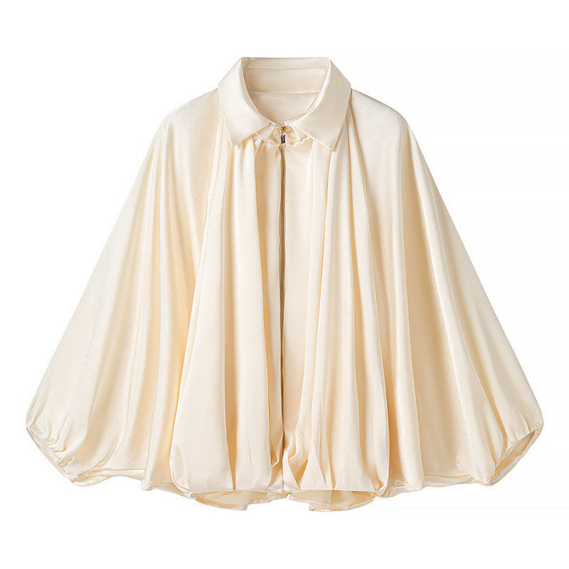 Damen fließende Bluse mit Anlassgarnitur R&B