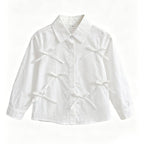 Mädchen Bluse mit liR&Bevollen Schleifendetails R&B