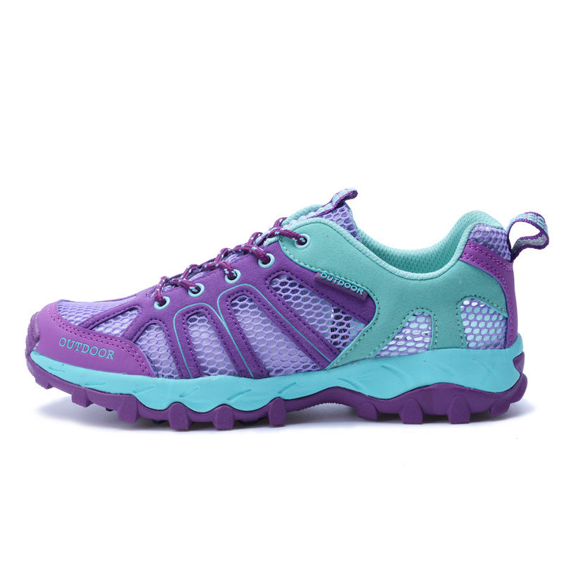 Damen Multi-Funktions-Sneaker für Outdoor-Aktivitäten mit atmungsaktivem Netzdesign R&B