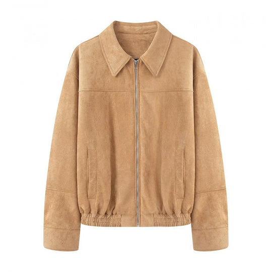 Damen lässige Echtjacke R&B