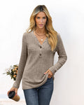 Damen lässiges Langarmshirt