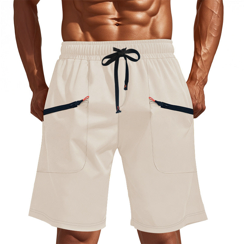 Herren Sportliche Shorts mit vielseitigen Taschen und elastischem Bund R&B