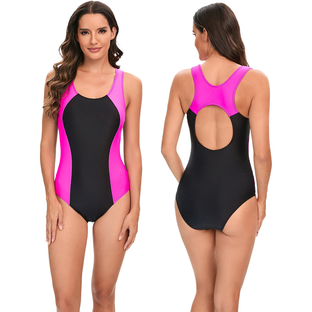 Damen Sportlicher Schwimmanzug mit modernem Schnitt und atmungsaktiven Einsätzen R&B
