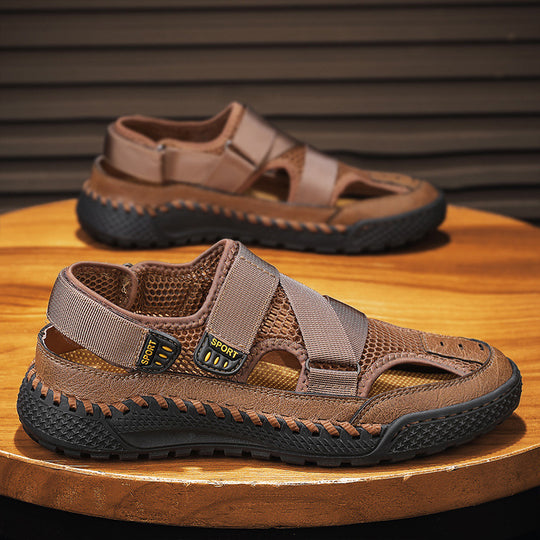 Damen Sport Sandalen mit atmungsaktivem Mesh und verstellbaren Riemen R&B
