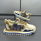 Damen Lifestyle Sneakers mit modernem Ethno-Muster und rutschfester Sohle