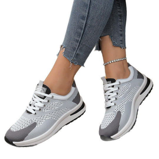 Damen Atmungsaktive Lauf-Sneakers mit flexibel gewebtem Obermaterial R&B